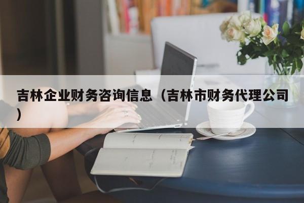 吉林企业财务咨询信息（吉林市财务代理公司）