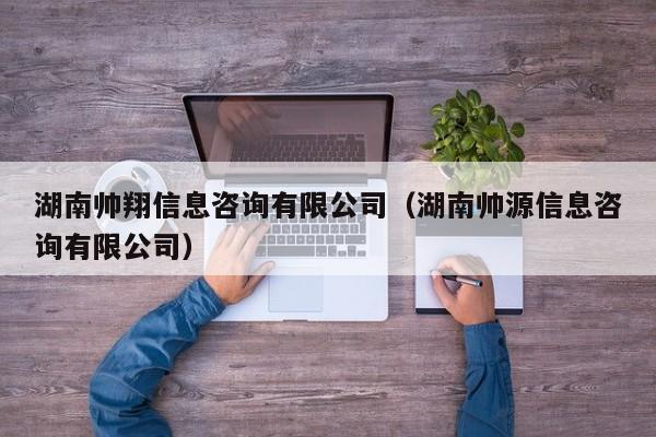 湖南帅翔信息咨询有限公司（湖南帅源信息咨询有限公司）