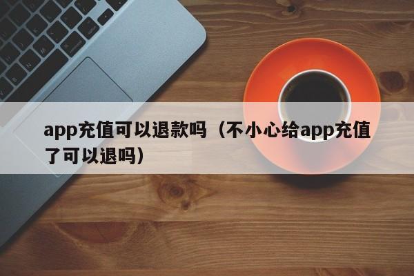 app充值可以退款吗（不小心给app充值了可以退吗）