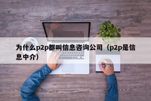 为什么p2p都叫信息咨询公司（p2p是信息中介）