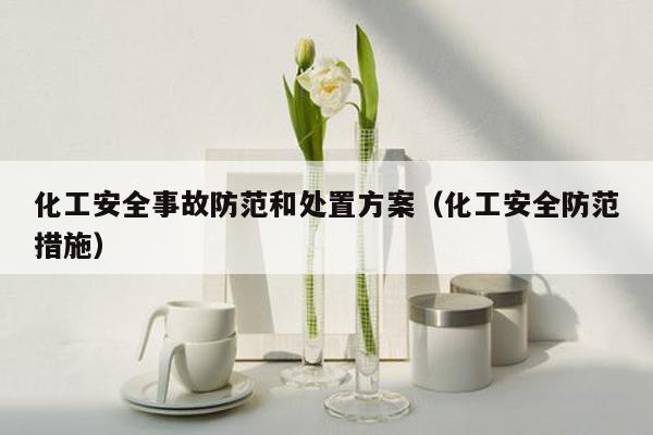 化工安全事故防范和处置方案（化工安全防范措施）