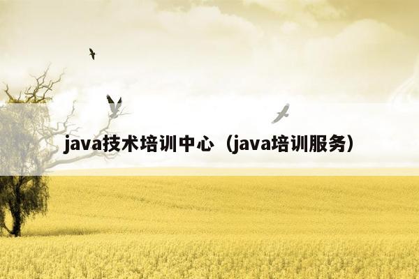 <strong>java</strong>技术培训中心（<strong>java</strong>培训服务）