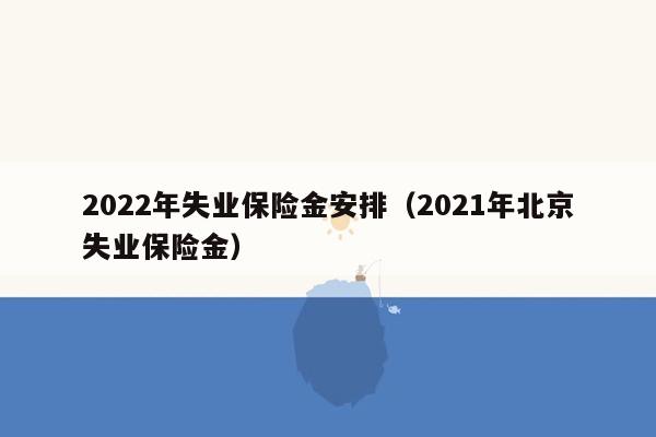 2022年失业保险金安排（2021年北京失业保险金）