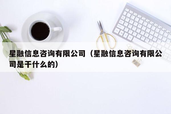 星融信息咨询有限公司（星融信息咨询有限公司是干什么的）