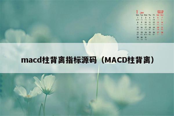 macd柱背离指标源码（MACD柱背离）