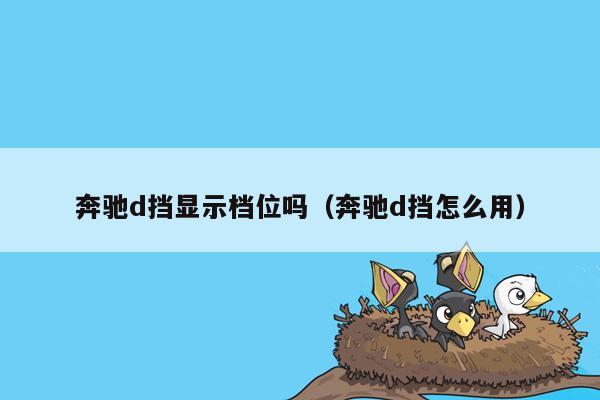 奔驰d挡显示档位吗（奔驰d挡怎么用）