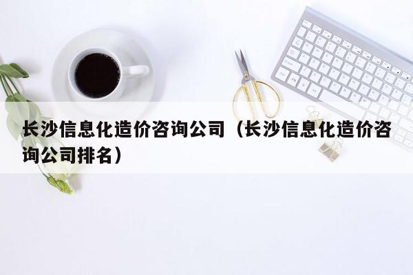 长沙信息化造价咨询公司（长沙信息化造价咨询公司排名）